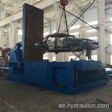 automatisk avfallsbilpress hydraulisk balpress